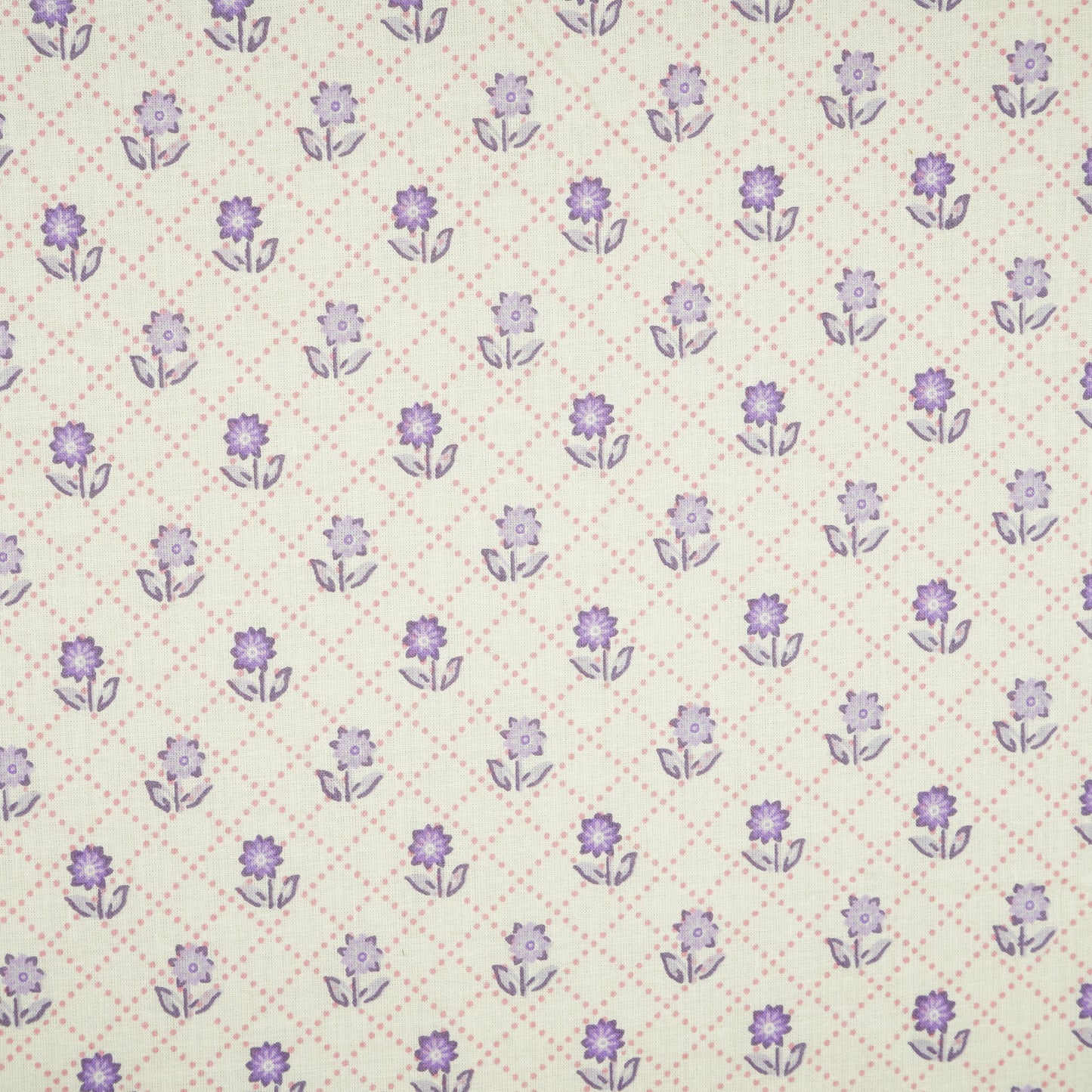 Off white floral Print Cotton Fabric AFI-29584