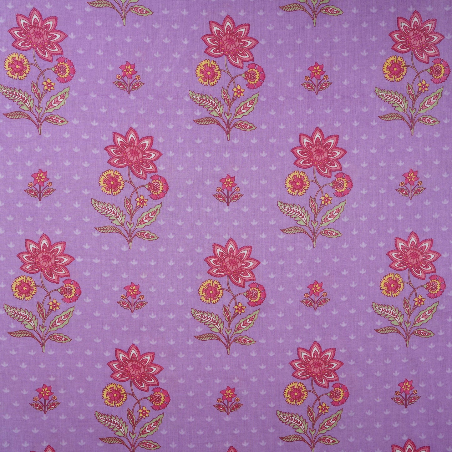 Pink Floral Print Cotton Fabric AFI-29532