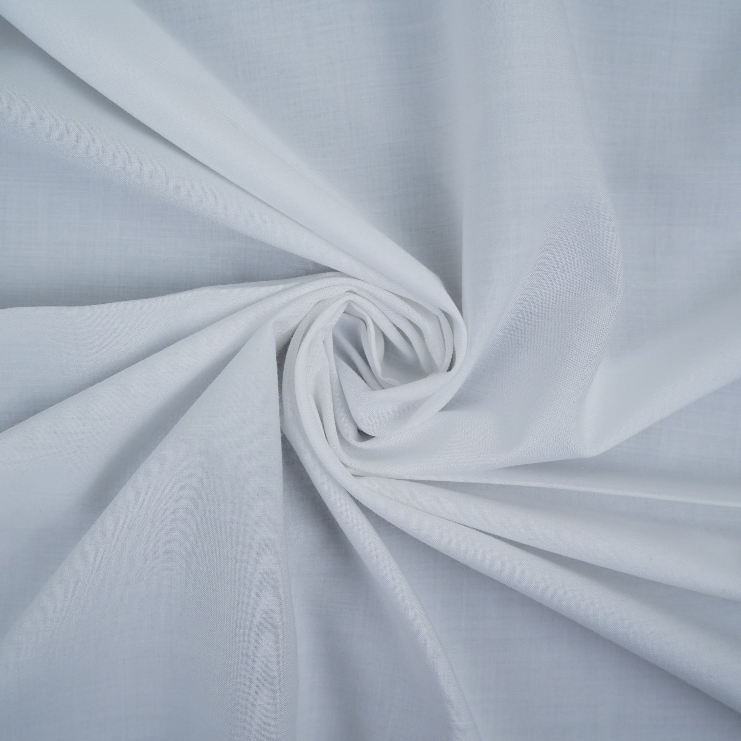 White Solid Lizzy Bizzy Fabric RTL-31448 - TradeUNO