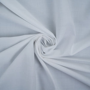 White Solid Lizzy Bizzy Fabric RTL-31448 - TradeUNO