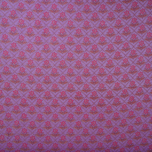 Pink Floral Print Cotton Fabric AFI-29531 - TradeUNO