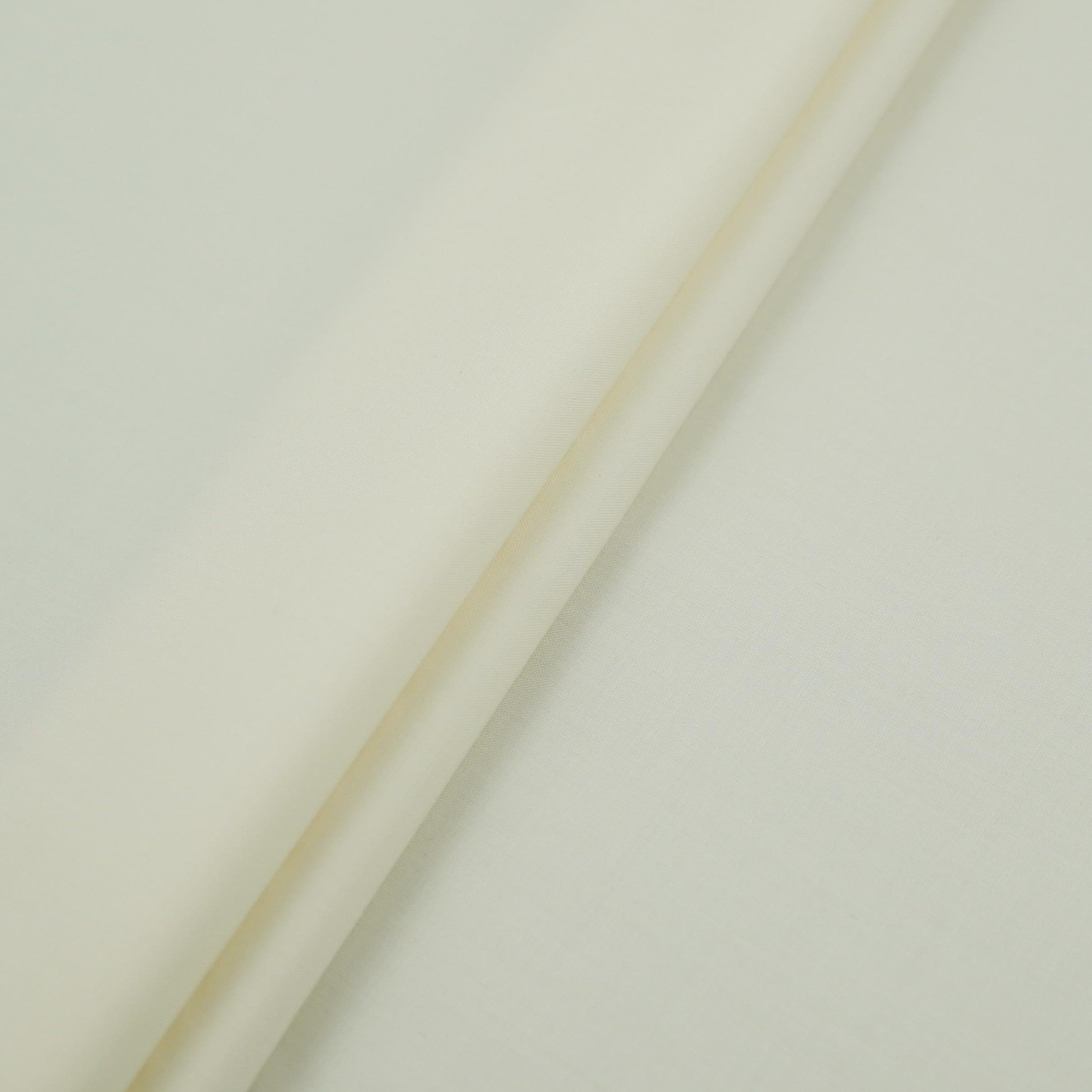 Off White Solid Lizzy Bizzy Fabric RTL-31449 - TradeUNO