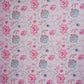 Baby Pink Floral Print Cotton Fabric AFI-29534