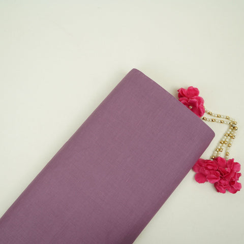Lilac Solid Cotton Linen Fabric 40% Linen 60% Cotton MKT-31468