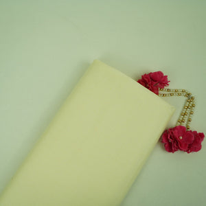 Lemon Yellow Solid Cotton Linen Fabric 40% Linen 60% Cotton MKT-31467 - TradeUNO