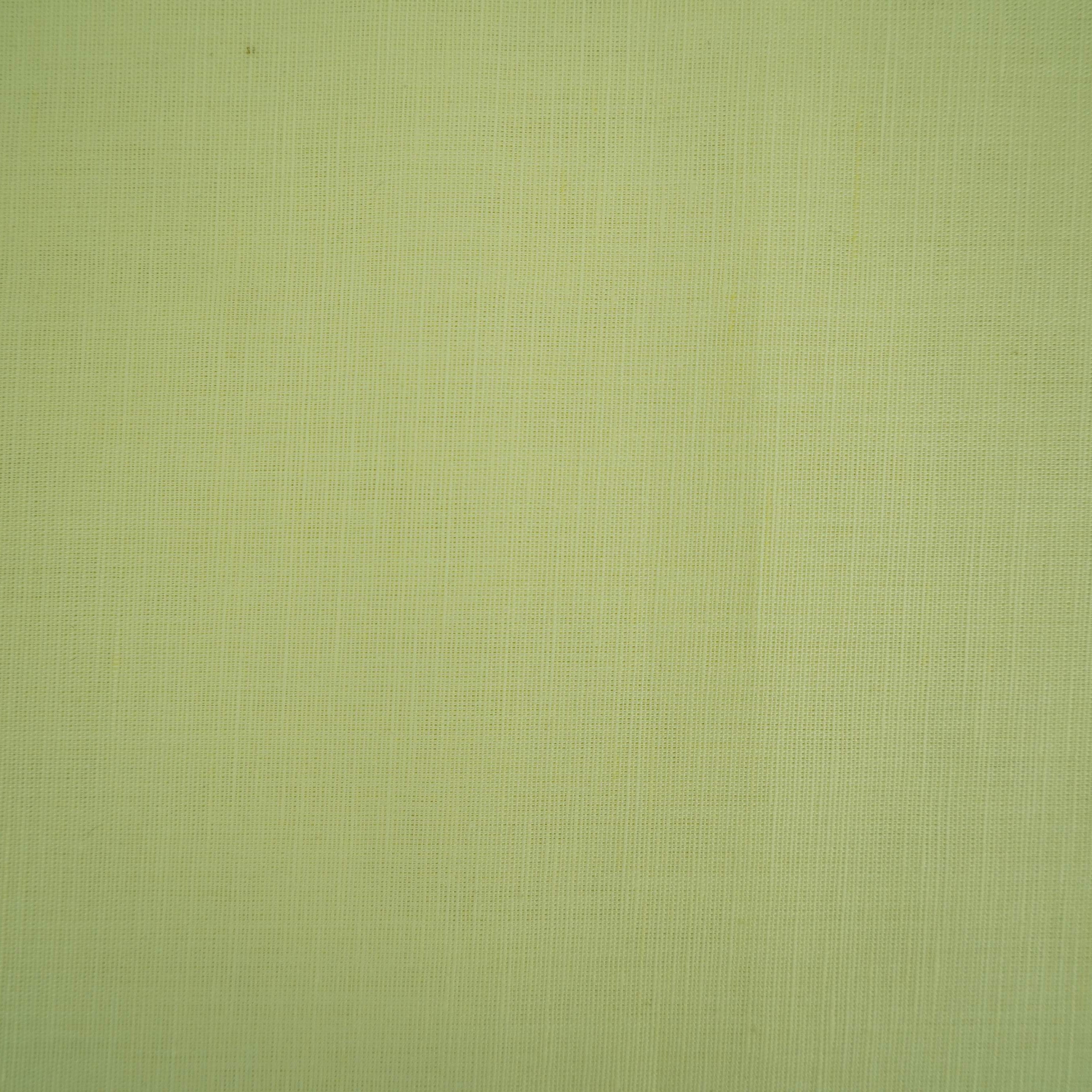 Lemon Yellow Solid Cotton Linen Fabric 40% Linen 60% Cotton MKT-31467 - TradeUNO