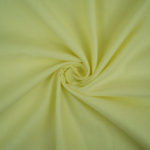 Lemon Yellow Solid Cotton Linen Fabric 40% Linen 60% Cotton MKT-31467 - TradeUNO