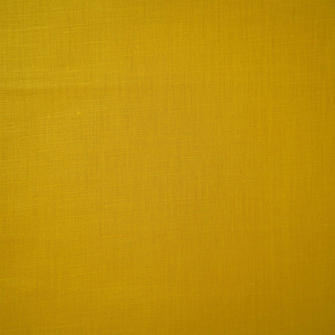 Mustard Yellow Solid Cotton Linen Fabric 40% Linen 60% Cotton MKT-31469