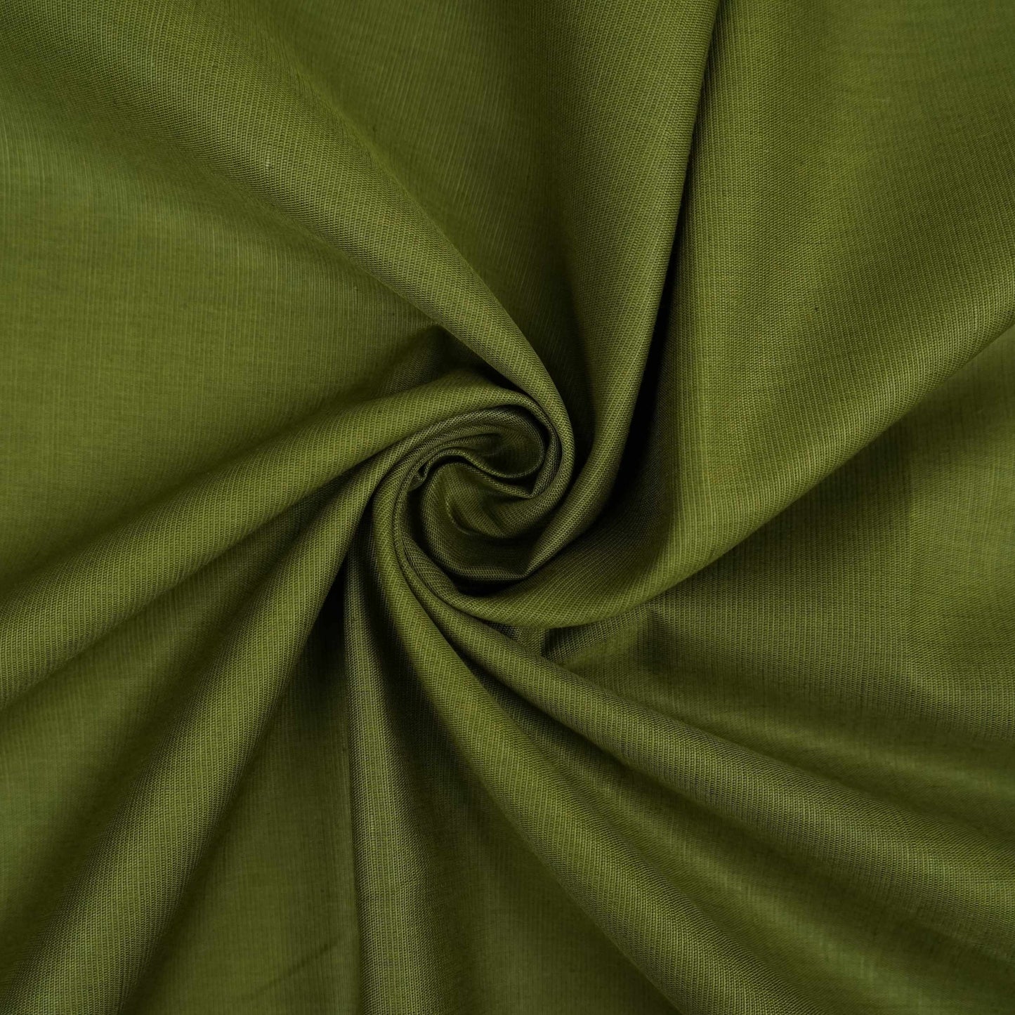 Mehendi Green Solid Cotton Linen Fabric 40% Linen 60% Cotton MKT-31470