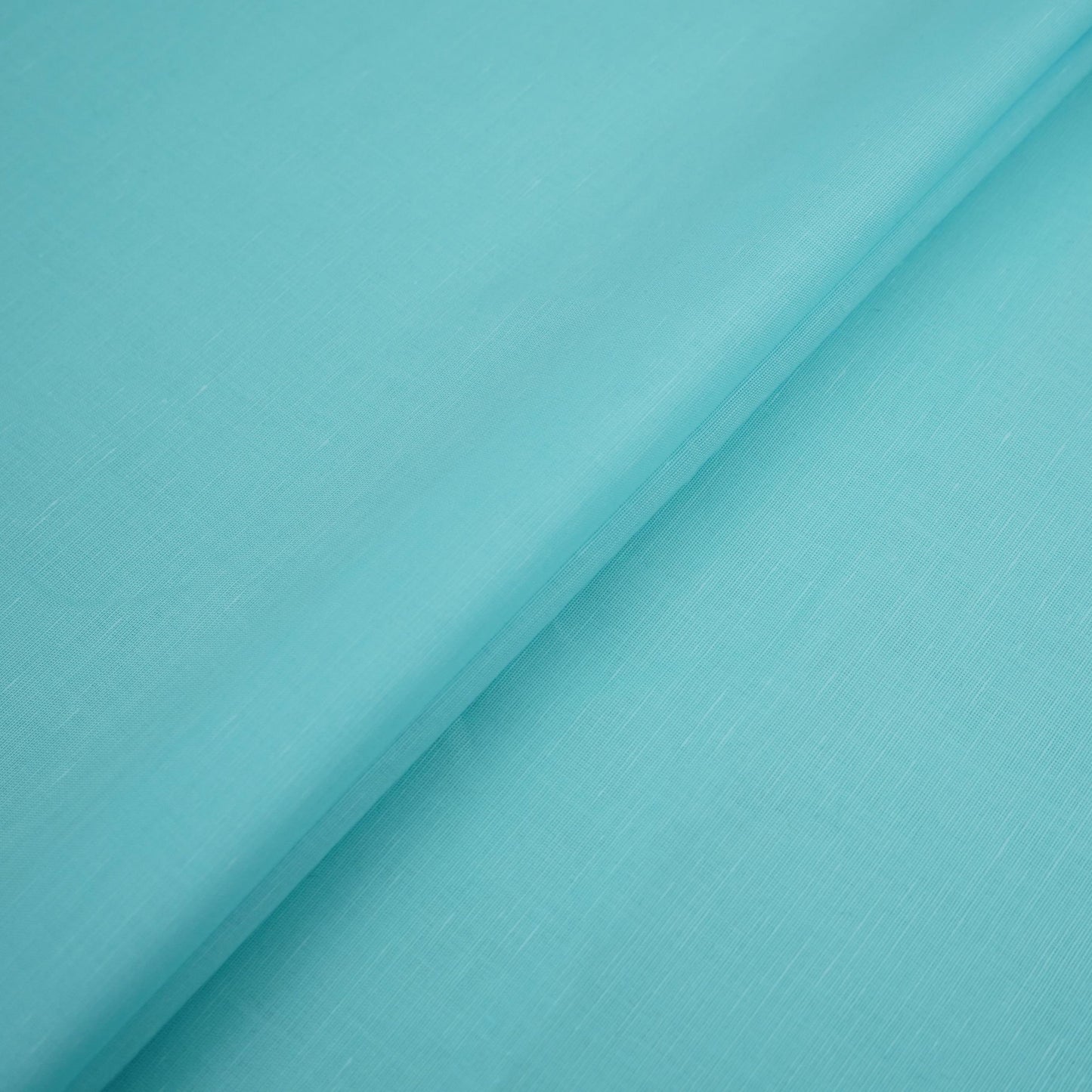 Light Sky Blue Solid Cotton Linen Fabric 40% Linen 60% Cotton MKT-31471