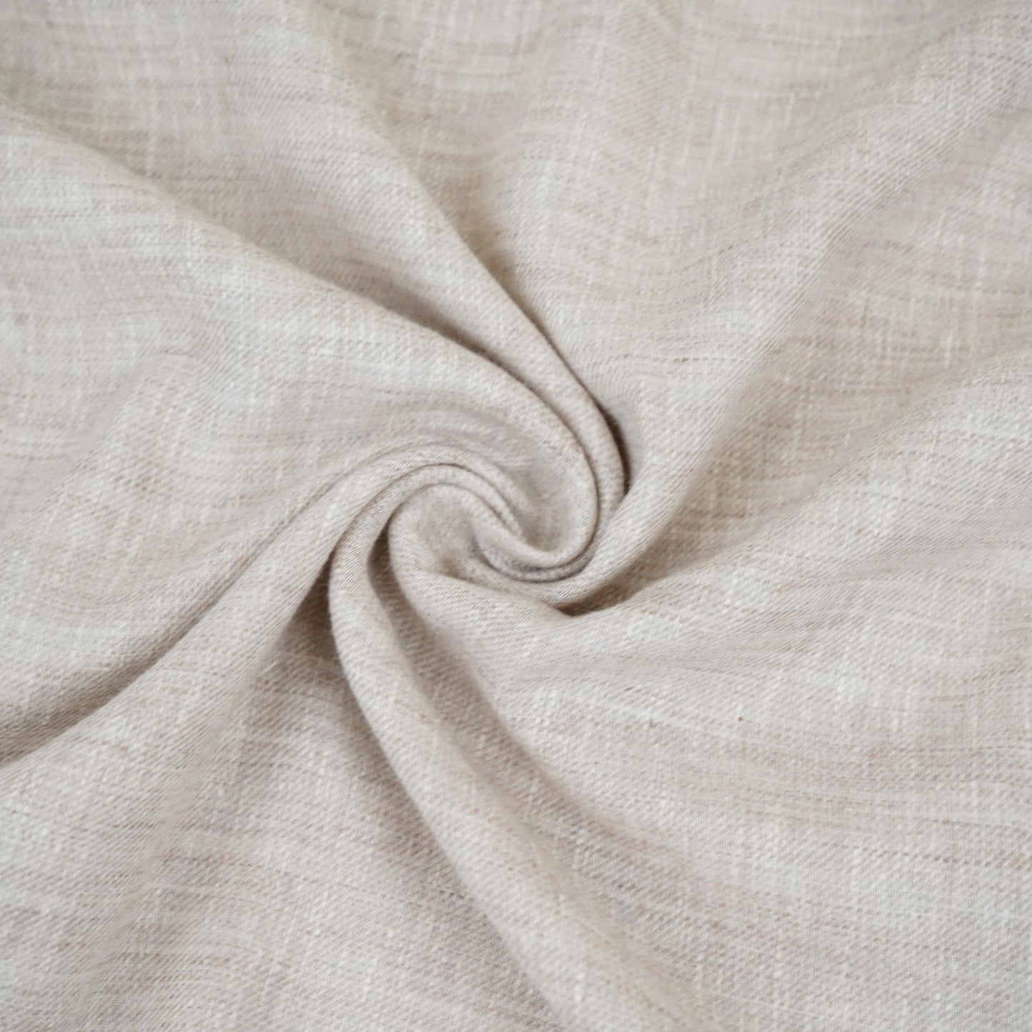 Cream Solid Linen Fabric RS-31184