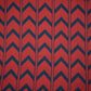 Maroon & Black Chevron print Chinnon Fabric MT-31176