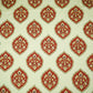 Maroon Mughal Buta floral print Chinnon Fabric MT-31175