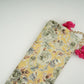 Butter Yellow floral Jacquard print Pure Crepe Fabric MTF-31477