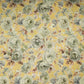 Butter Yellow floral Jacquard print Pure Crepe Fabric MTF-31477