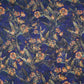 Royal Blue floral Jacquard print Pure Crepe Fabric MTF-31473