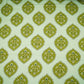 Olive Green Mughal Buta floral print Chinnon Fabric MT-31179