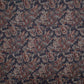 Dark Teal floral Jacquard print Pure Crepe Fabric MTF-31472