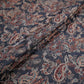 Dark Teal floral Jacquard print Pure Crepe Fabric MTF-31472
