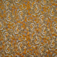 Mustard Ochre Paisley Jacquard print Pure Crepe Fabric MTF-31476