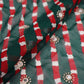 Bottle Green Leheriya Mirror embroidery Georgette Fabric GTS-31506