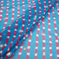 Peacock Blue Leheriya Mirror embroidery Georgette Fabric GTS-31504 - TradeUNO