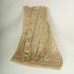 Golden Mirror thread cutdana embroidery Dyeable Kanjivaram Silk Fabric TF-31149