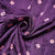 Purple Bandhani Print Bemberg Silk Fabric 21268