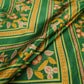 Bottle Green Chintz Border panel Bemberg Modal Silk Fabric KTP-31407