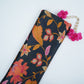 Midnight Blue Chintz floral print Bemberg Modal Silk Fabric KTP-31404