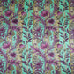 Mint Green Kalamkari Stripes print Bemberg Modal Silk Fabric KTP-31386