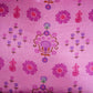 Lotus Pink floral print Bemberg Modal Silk Fabric KTP-31395
