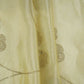 Golden Dyeable Swarovski embroidery Tissue Jari Fabric SU-31038