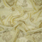 Golden Dyeable Swarovski embroidery Tissue Jari Fabric SU-31038