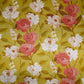 Olive Green floral print Bemberg Modal Silk Fabric KTP-31409