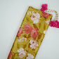 Olive Green floral print Bemberg Modal Silk Fabric KTP-31409