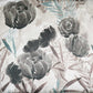 Ivory Abstract print Bemberg Modal Silk Fabric KTP-31392