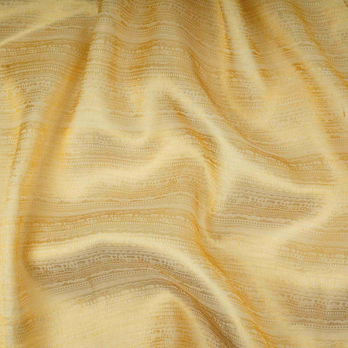 Golden Stripes Tenchui Silk Fabric MTI-31225 - TradeUNO