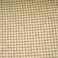 Cream with Brown Check Linen Denim Fabric RS-31216