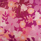 Pink floral print Bemberg Modal Silk Fabric KTP-31418