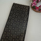 Black Jaal Dupion Silk Tissue Fabric YHF-32858