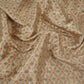 Ivory Mukesh Work Organza Brocade Fabric YHF-32833
