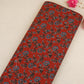 Maroon Floral Print Cotton Fabric AFI-29576