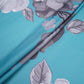 Sea Green floral print Modal Silk Fabric MTF-31494