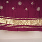 Wine Buta Work with sequin embroidery Cotton Silk Dupatta