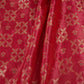 Hot Pink Jaal Dupion Silk Tissue Fabric YHF-32856