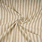 Cream with Brown Stripes Linen Fabric RS-31219