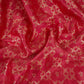 Hot Pink Jaal Dupion Silk Tissue Fabric YHF-32856