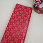 Hot Pink Jaal Dupion Silk Tissue Fabric YHF-32856