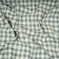 Grey & White Check Linen Fabric RS-30236